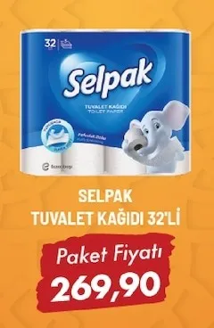 Selpack Tuvalet Kağidi 32'Li̇
