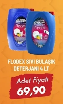 Flodex Sivi Bulasik Deterjani 4 Lt
