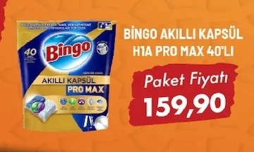 Bingo Akilli Kapsül H1A Pro Max 40'Li