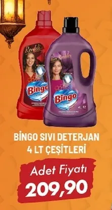 Bi̇Ngo Sıvı Deterjan 4 Lt Çeşitleri
