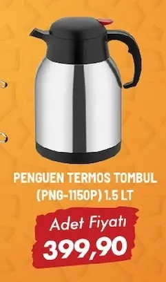 Penguen Termos Tombul (Png-1150P) 1.5 Lt