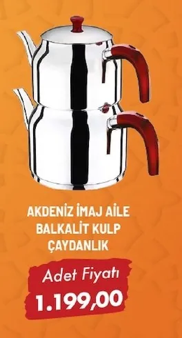 Akdeni̇Z İmaj Ai̇Le Balkali̇T Kulp Çaydanlik