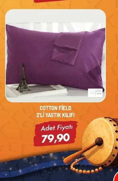Cotton Field 2'Li̇ Yastik Kilifi