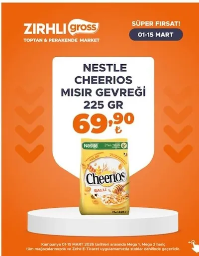 Nestle Cheerios Mısır Gevreği 225 Gr
