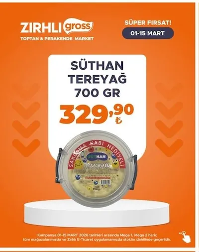Süthan Tereyağ 700 Gr