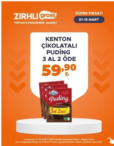 Kenton Çikolatali Puding