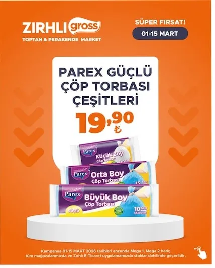 Parex Güçlü Çöp Torbasi Çeşitleri