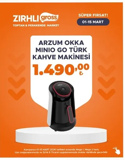 Arzum Okka Minio Go Türk Kahve Makinesi