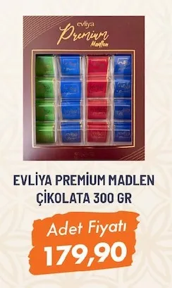 Evliya Premium Madlen Çikolata 300 Gr