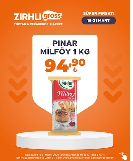 Pınar Milföy 1 Kg