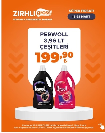 Perwoll 3,96 Lt Çeşitleri