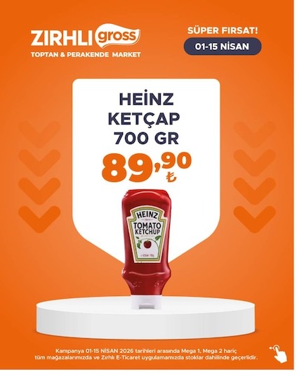 Heinz Ketçap 700 Gr