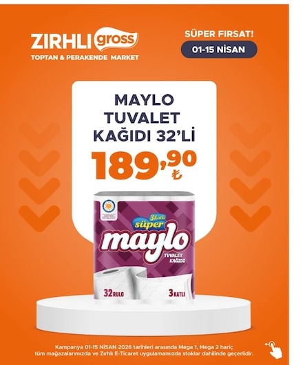 Maylo Tuvalet Kağıdı 32'Li