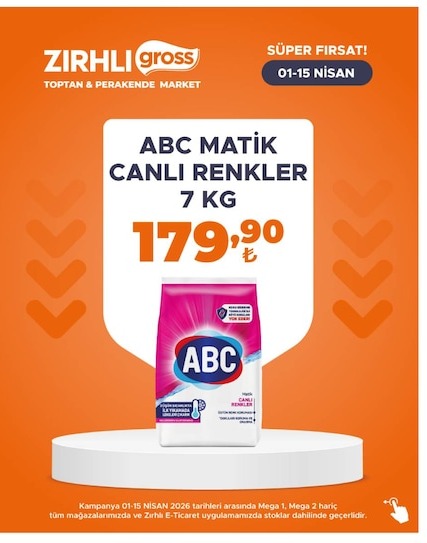 Abc Matik Canli Renkler 7 Kg