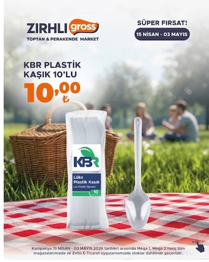Kbr Plastik Kaşik 10'Lu