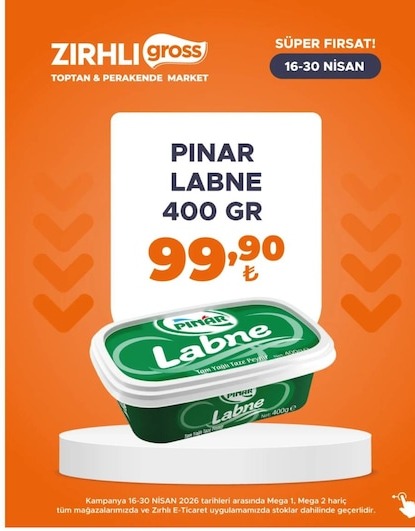 Pinar Labne 400 Gr