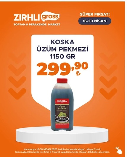 Koska Üzüm Pekmezi 1150 Gr