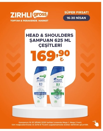 Head & Shoulders Şampuan 625 Ml Çeşitleri
