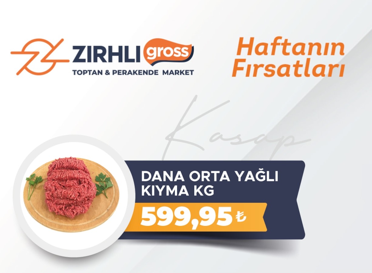 Dana Orta Yağlı Kıyma Kg