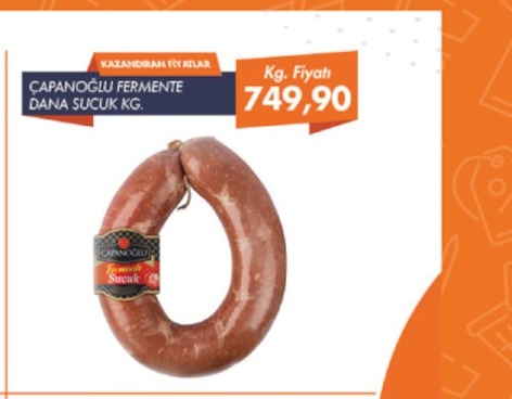 Çapanoğlu Fermente Dana Sucuk Kg