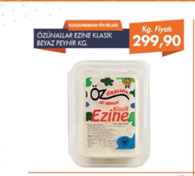 Özünallar Ezine Klasik Beyaz Peynir Kg.
