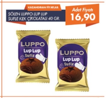 Şölen Luppo Lup Lup Sufle Kek Çikolatalı 40 Gr.