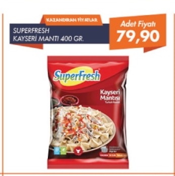 Superfresh Kayseri Mantı 400 Gr.