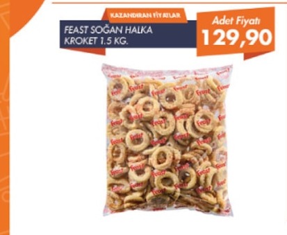 Feast Soğan Halka Kroket 1.5 Kg