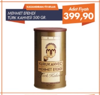 Mehmet Efendi Türk Kahvesi 500 Gr.
