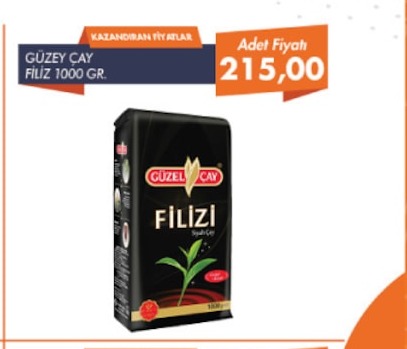 Güzey Çay Filiz 1000 Gr