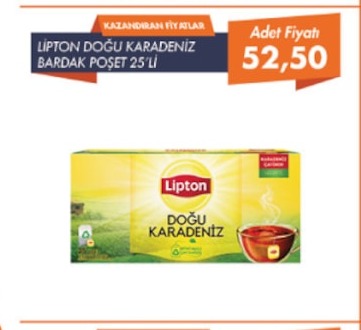 Lipton Doğu Karadeniz Bardak Poşet 25'Li