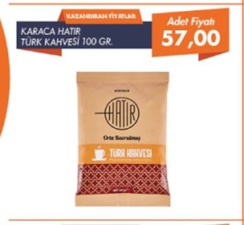Karaca Hatır Türk Kahvesi 100 Gr.