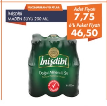 Inisdibi Maden Suyu 200 Ml