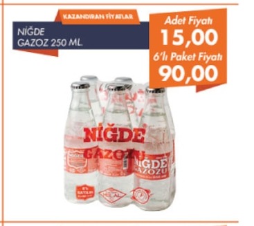 Niğde Gazozu 250 Ml