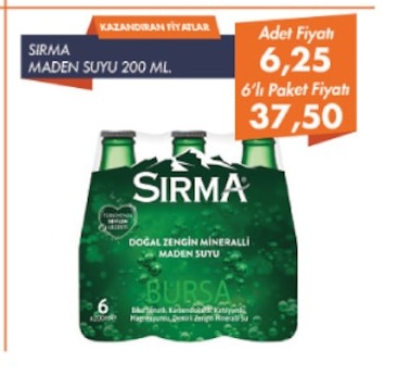 Sirma Maden Suyu 200 Ml
