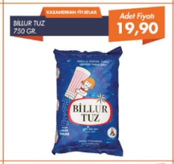 Billur Tuz 750 Gr