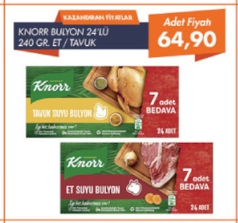 Knorr Bulyon 24'Lü 240 Gr Et / Tavuk