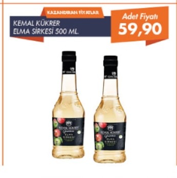 Kemal Kükrer Elma Sirkesi 500 Ml