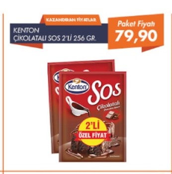 Kenton Çikolatali Sos 2'Li 256 Gr