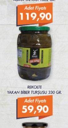 Rekolte Asma Yaprak Tursusu 1000 Gr