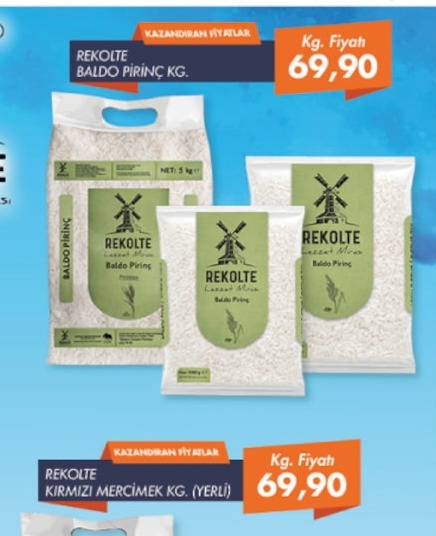 Rekolte Baldo Pirinç Kg