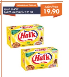 Halk Klasik Paket Margarin 250 Gr