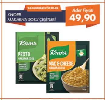 Knorr Makarna Sosu Çeşitleri