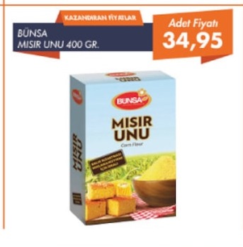 Bunsa Mısır Unu 400 Gr
