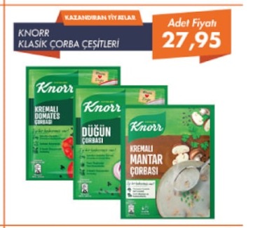 Knorr Klasik Çorba Çeşitleri
