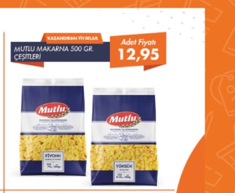 Mutlu Makarna 500 Gr Çeşitleri