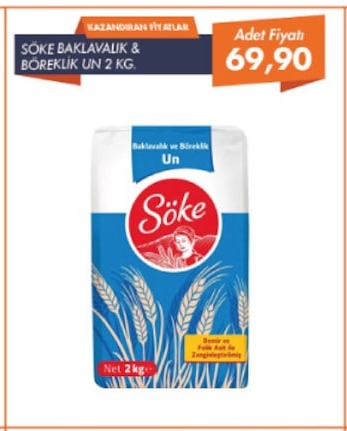 Söke Baklavalik Ve Böreklik Un 2Kg