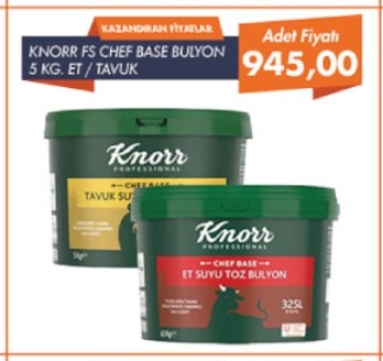 Knorr Fs Chef Base Bulyon 5 Kg. Et/Tavuk