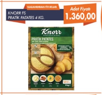 Knorr Fs Pratik Patates 4 Kg.
