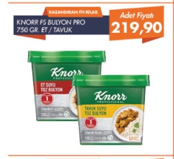 Knorr Fs Bulyon Pro 750 Gr. Tavuk